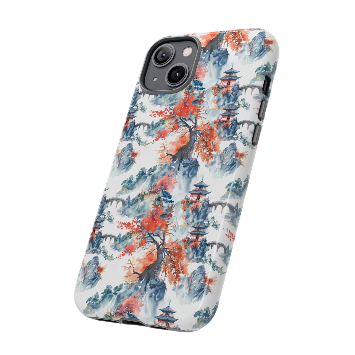 Japanese Pattern Phone Case – Elegant & Timeless Design for Your Phone 043