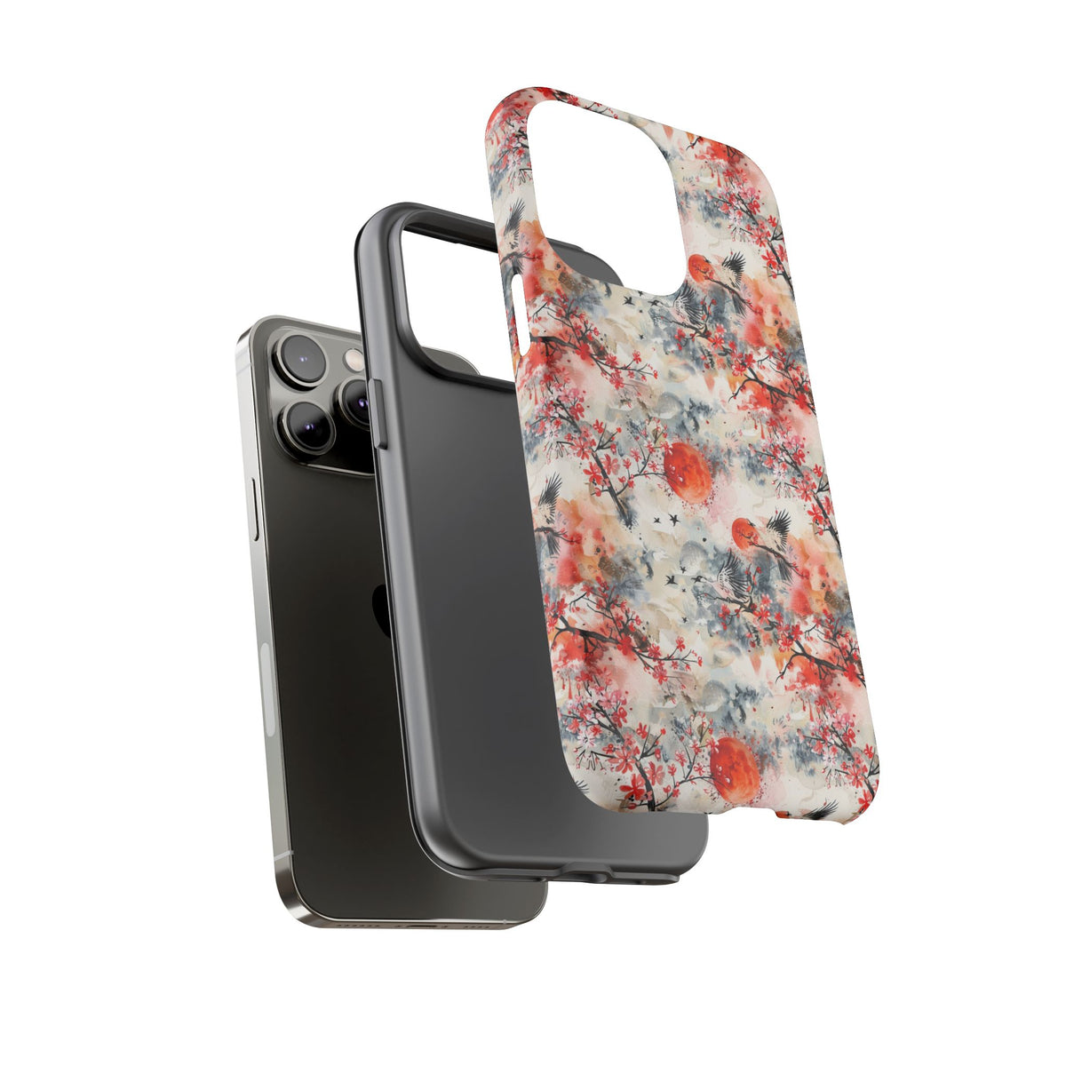 Japanese Pattern Phone Case – Elegant & Timeless Design for Your Phone 110