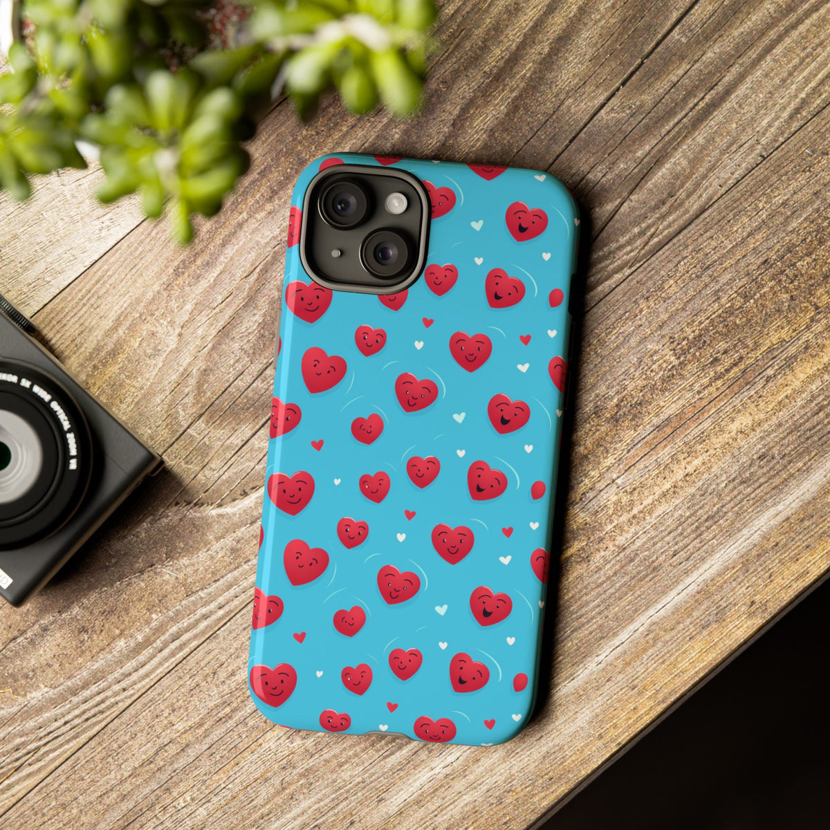 Heart Pattern Phone Case – Stylish & Loving Design for Your Device 811