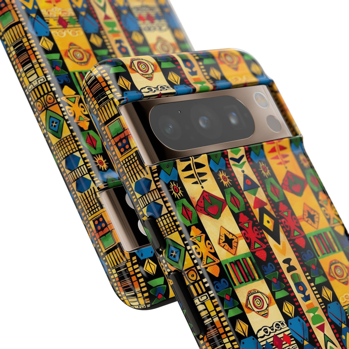 Stylish African Pattern Phone Case – Unique and Vibrant Protection 163