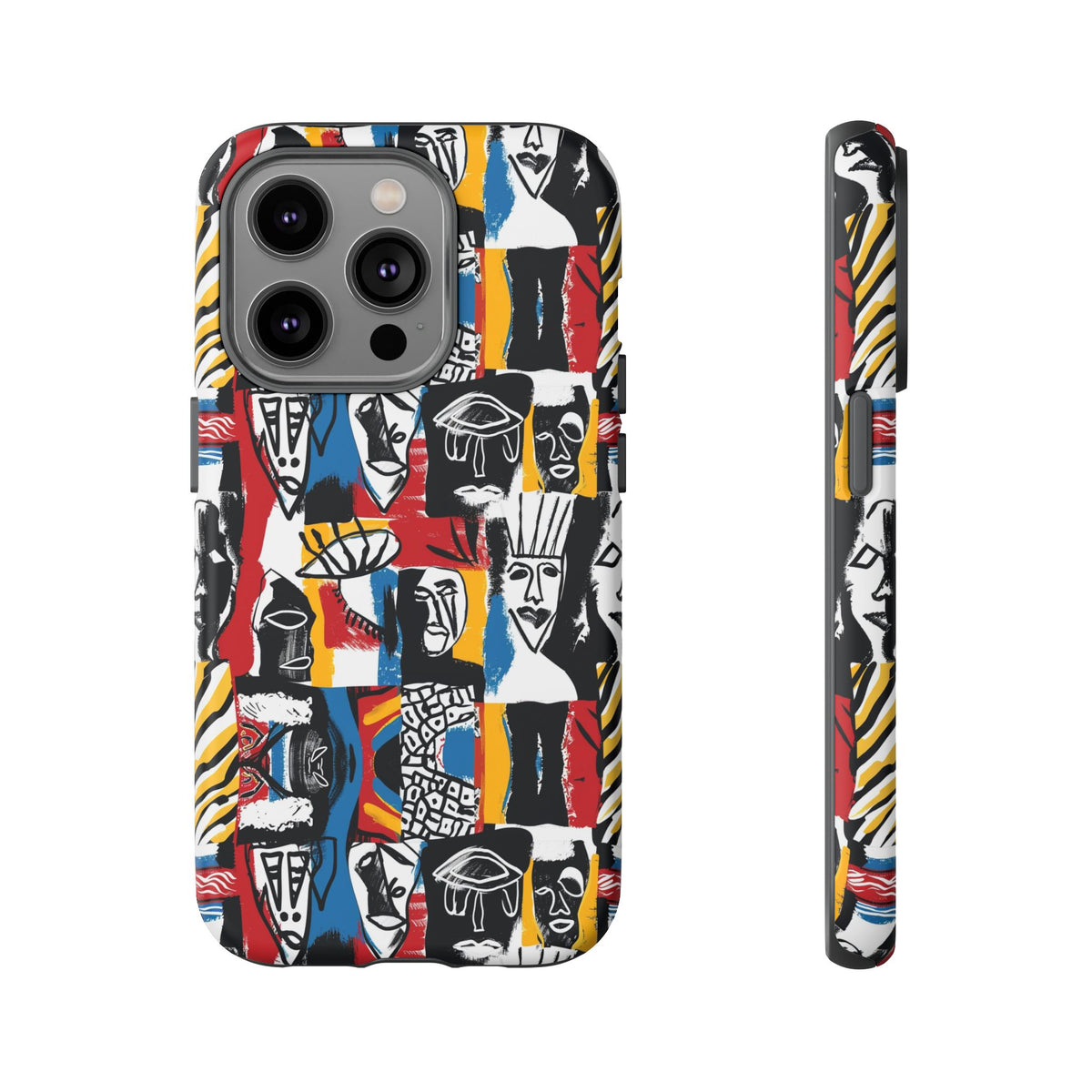 Stylish African Pattern Phone Case – Unique and Vibrant Protection 105