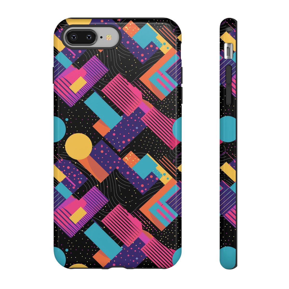 Retro 80s Seamless Phone Case – Vintage Style Meets Modern Protection 088