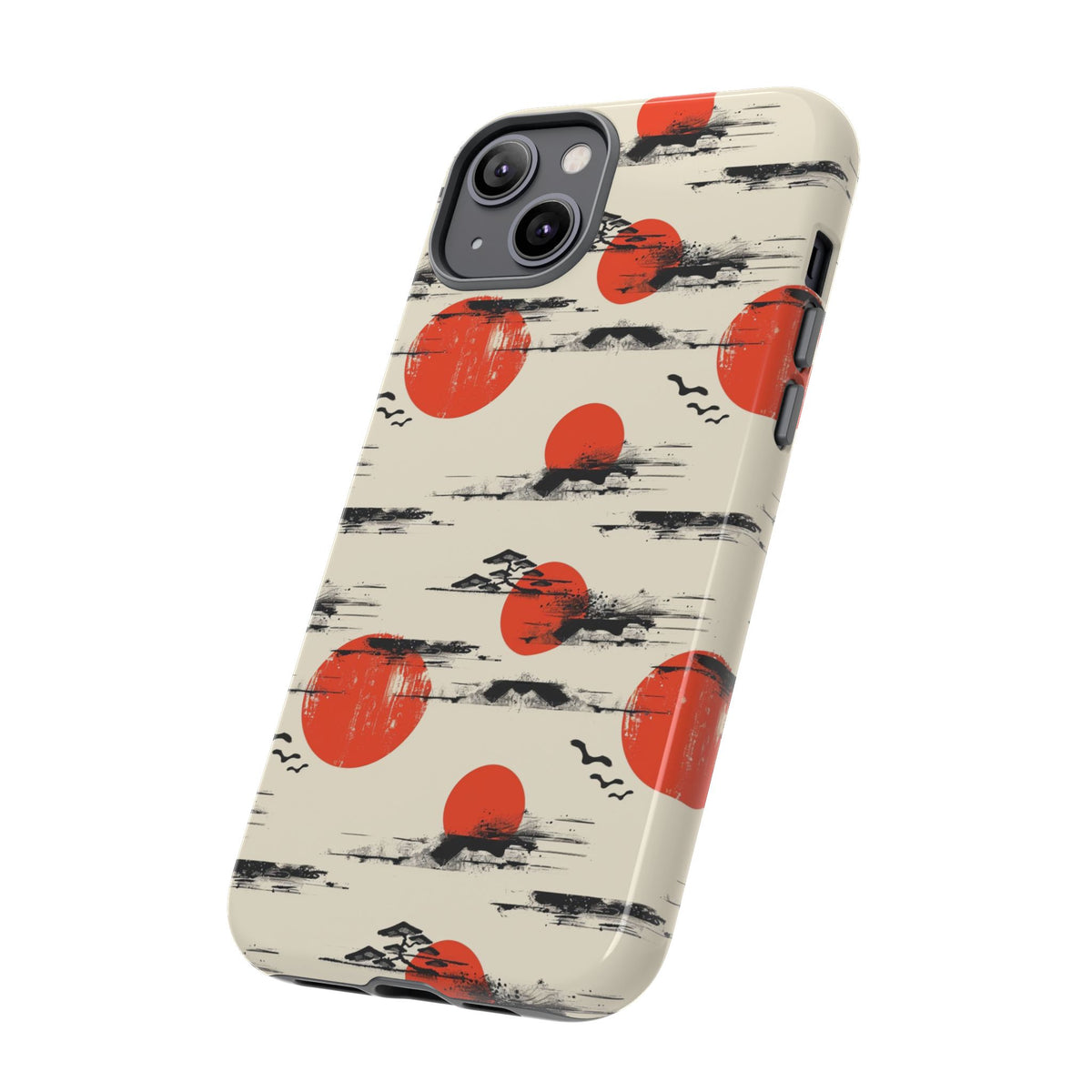 Japanese Pattern Phone Case – Elegant & Timeless Design for Your Phone 077