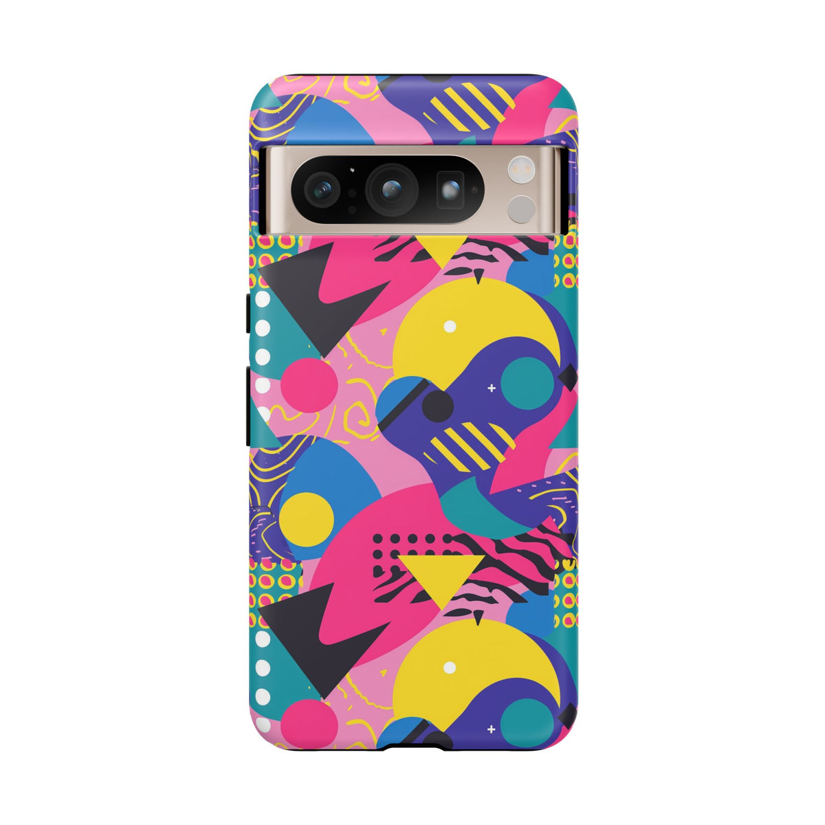 90s Themed Seamless Pattern Phone Case – Embrace Retro Style and Protection 283