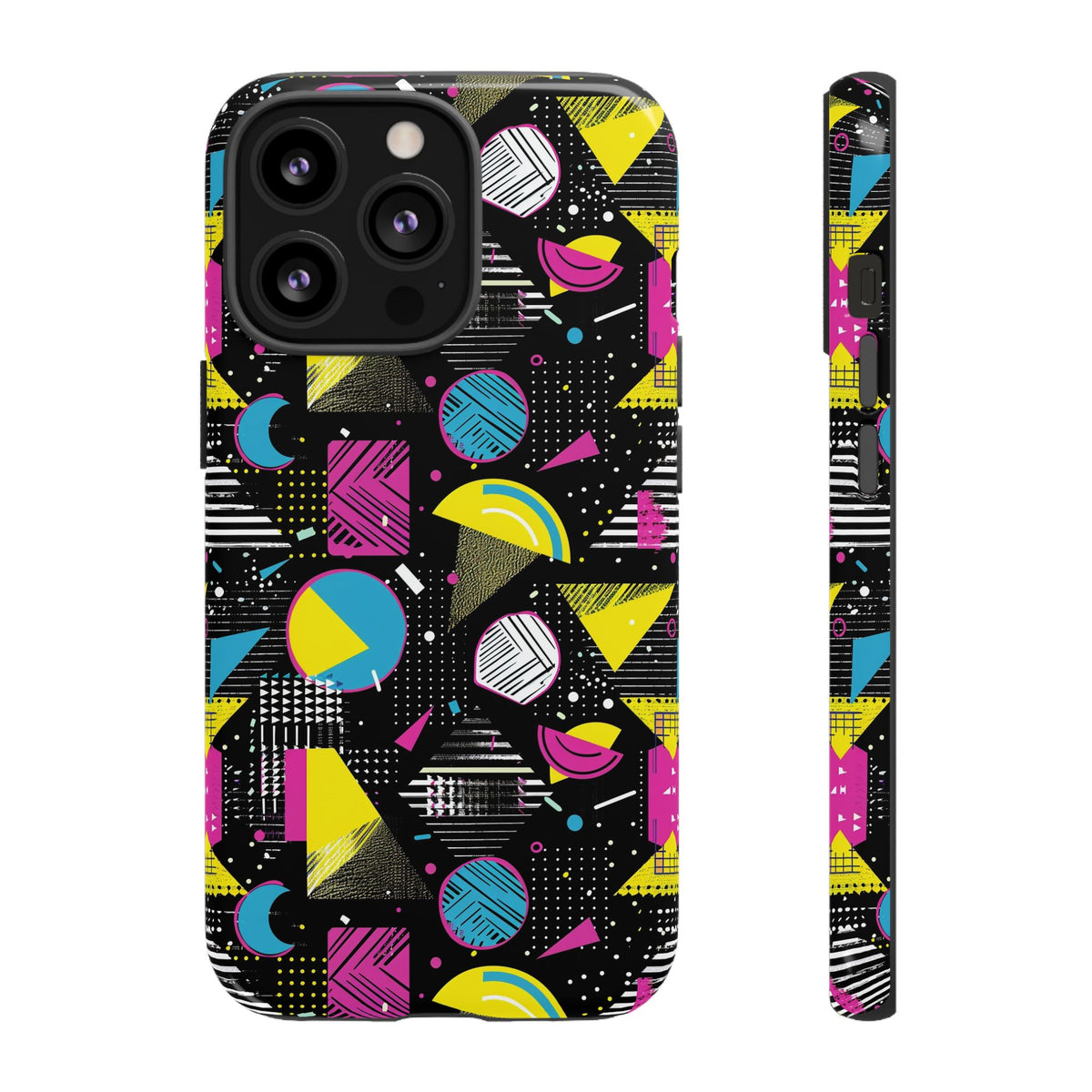 Retro 80s Seamless Phone Case – Vintage Style Meets Modern Protection 206