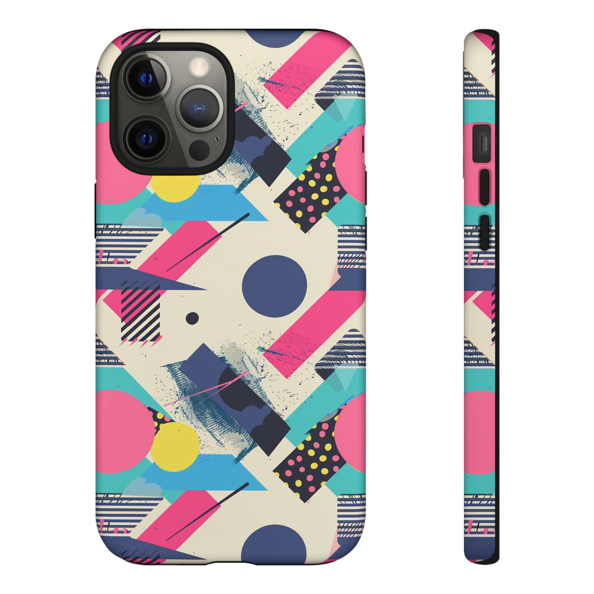 Retro 80s Seamless Phone Case – Vintage Style Meets Modern Protection 089