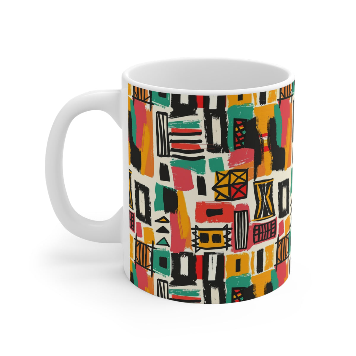 All-Over African Pattern Coffee Mug 656