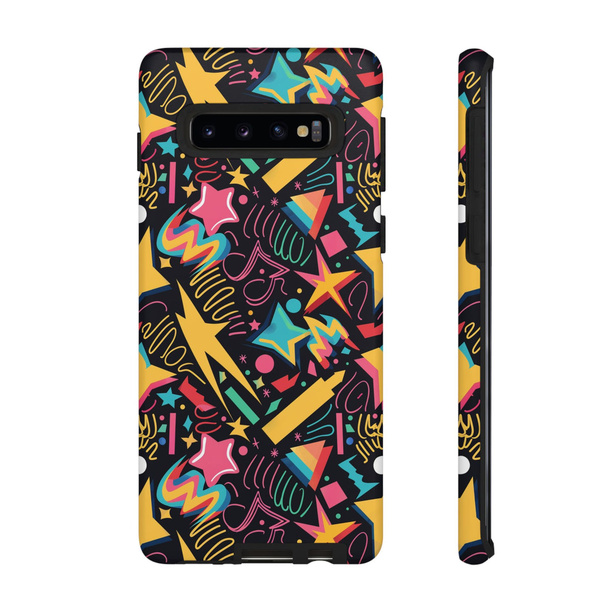 90s Themed Seamless Pattern Phone Case – Embrace Retro Style and Protection 232