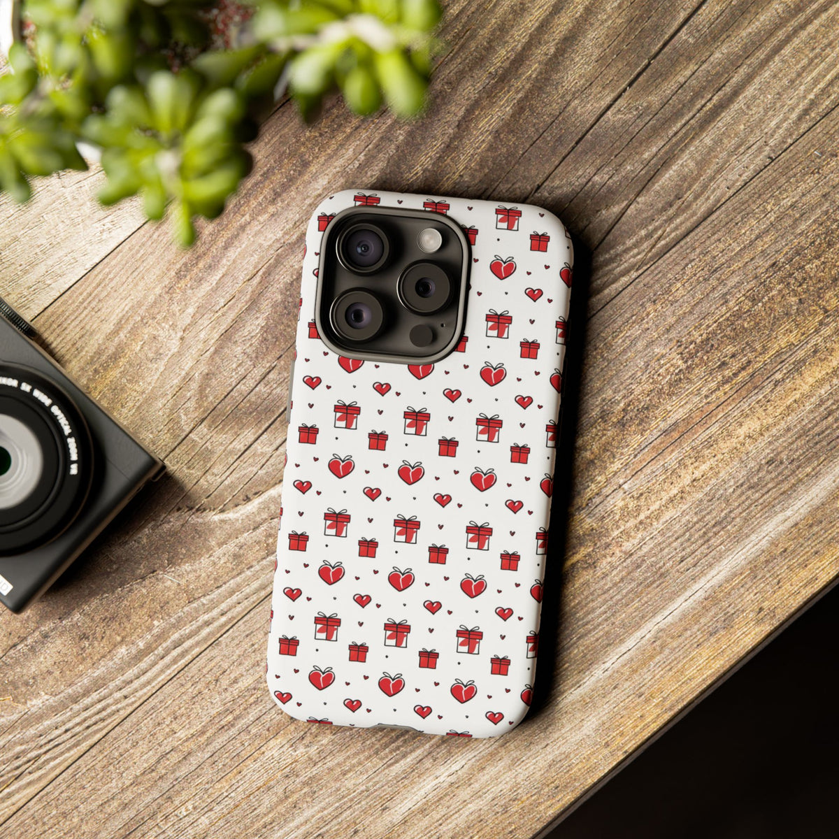 Heart Pattern Phone Case – Stylish & Loving Design for Your Device 234