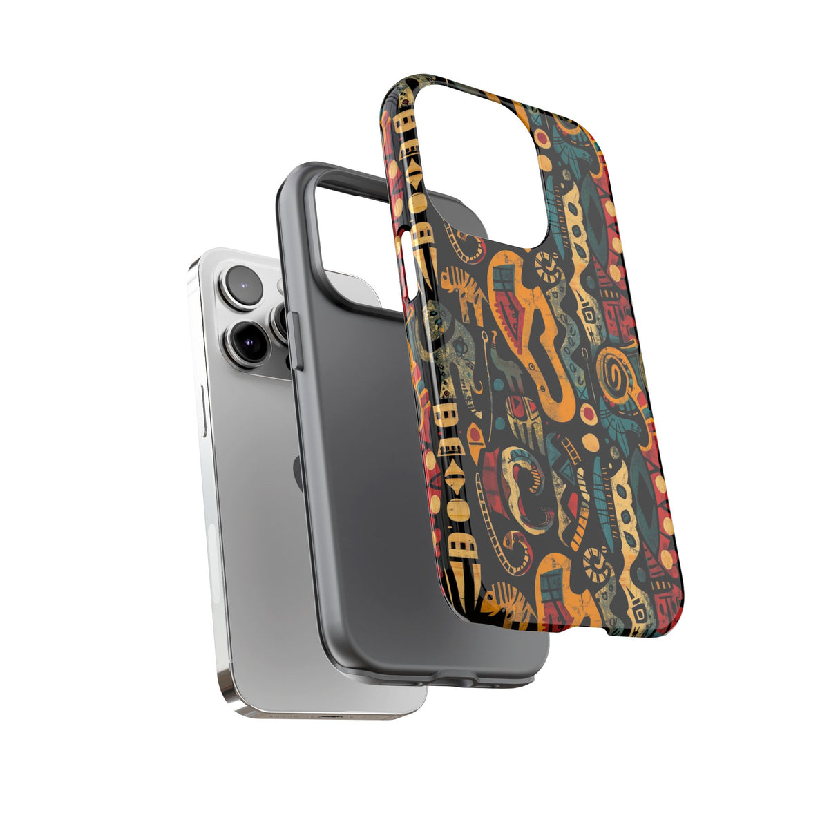 Stylish African Pattern Phone Case – Unique and Vibrant Protection 153