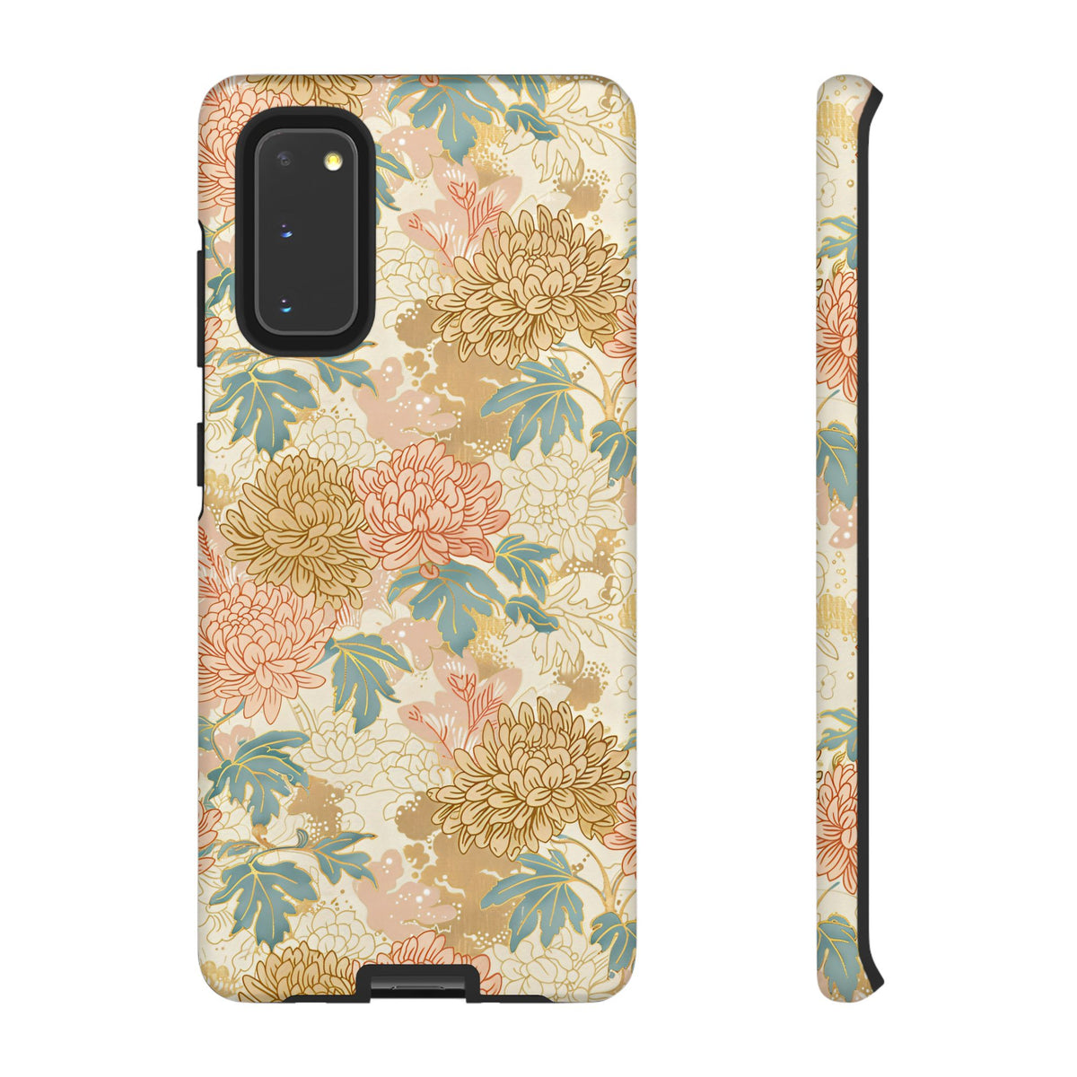 Japanese Blossom Asian Floral Design Phone Case – Elegant Floral Phone Cover