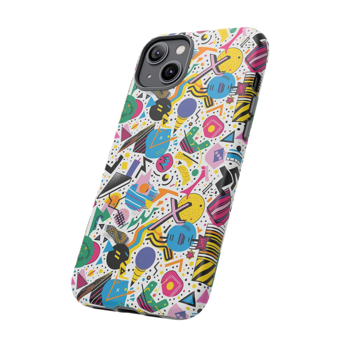 90s Themed Seamless Pattern Phone Case – Embrace Retro Style and Protection 225