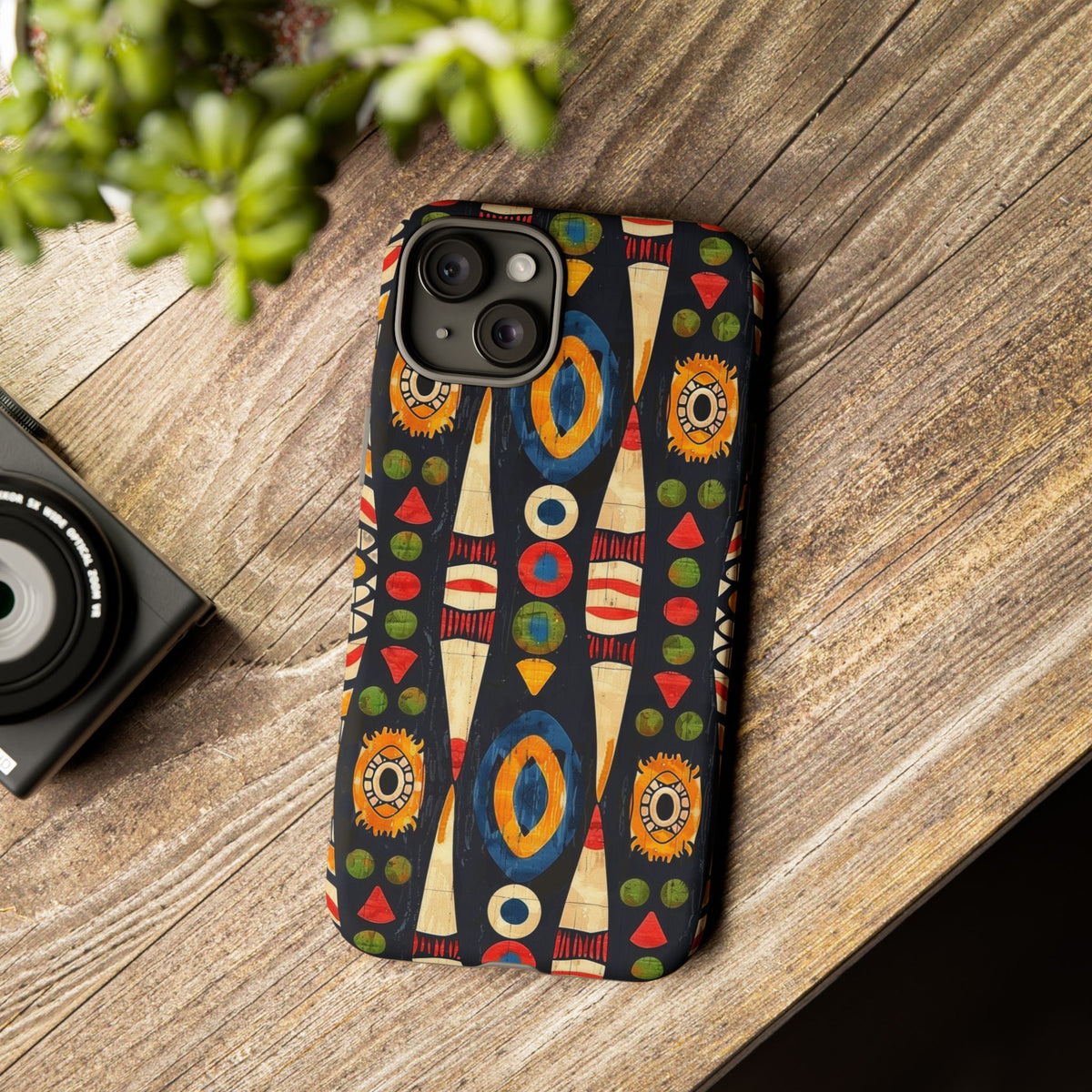 Stylish African Pattern Phone Case – Unique and Vibrant Protection 165