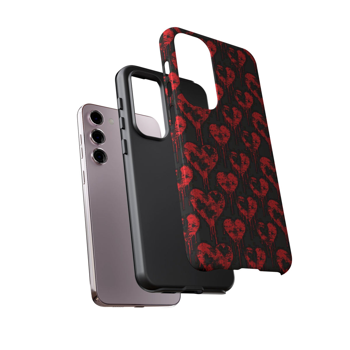 Heart Pattern Phone Case – Stylish & Loving Design for Your Device 367