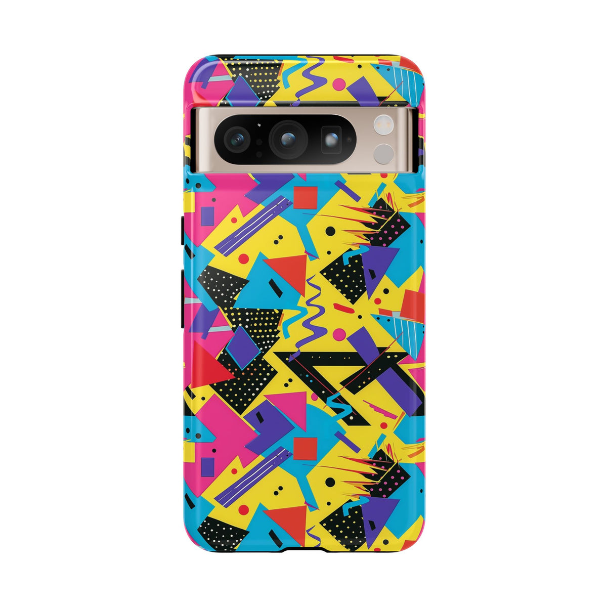 90s Themed Seamless Pattern Phone Case – Embrace Retro Style and Protection 223