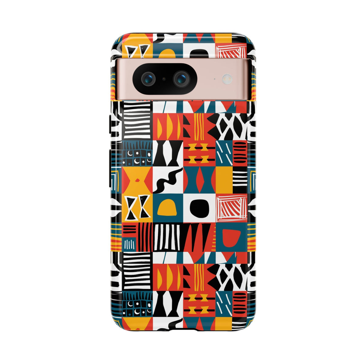 Stylish African Pattern Phone Case – Unique and Vibrant Protection 076