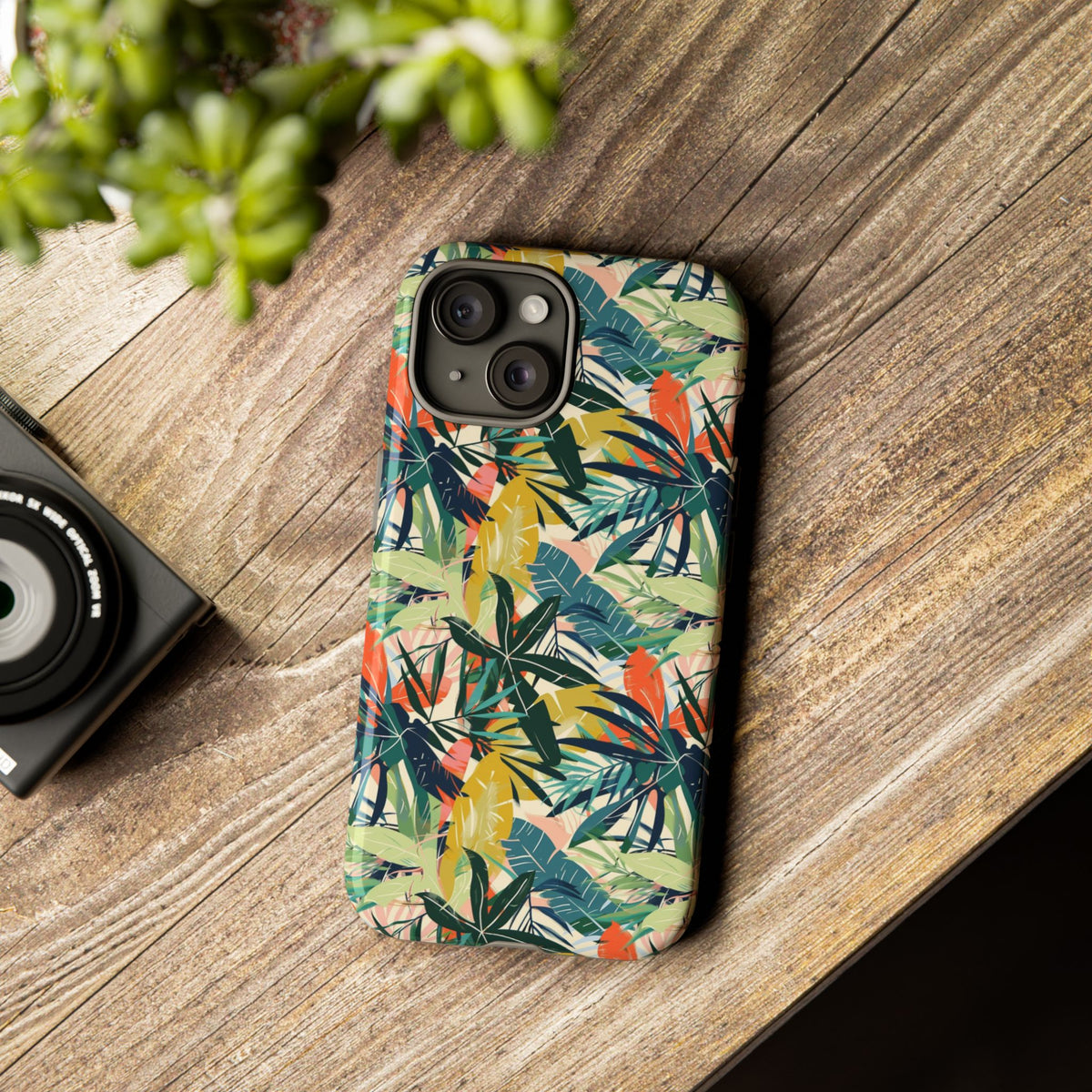 Jungle Pattern Phone Case – Exotic & Lush Design for Your Phone 349