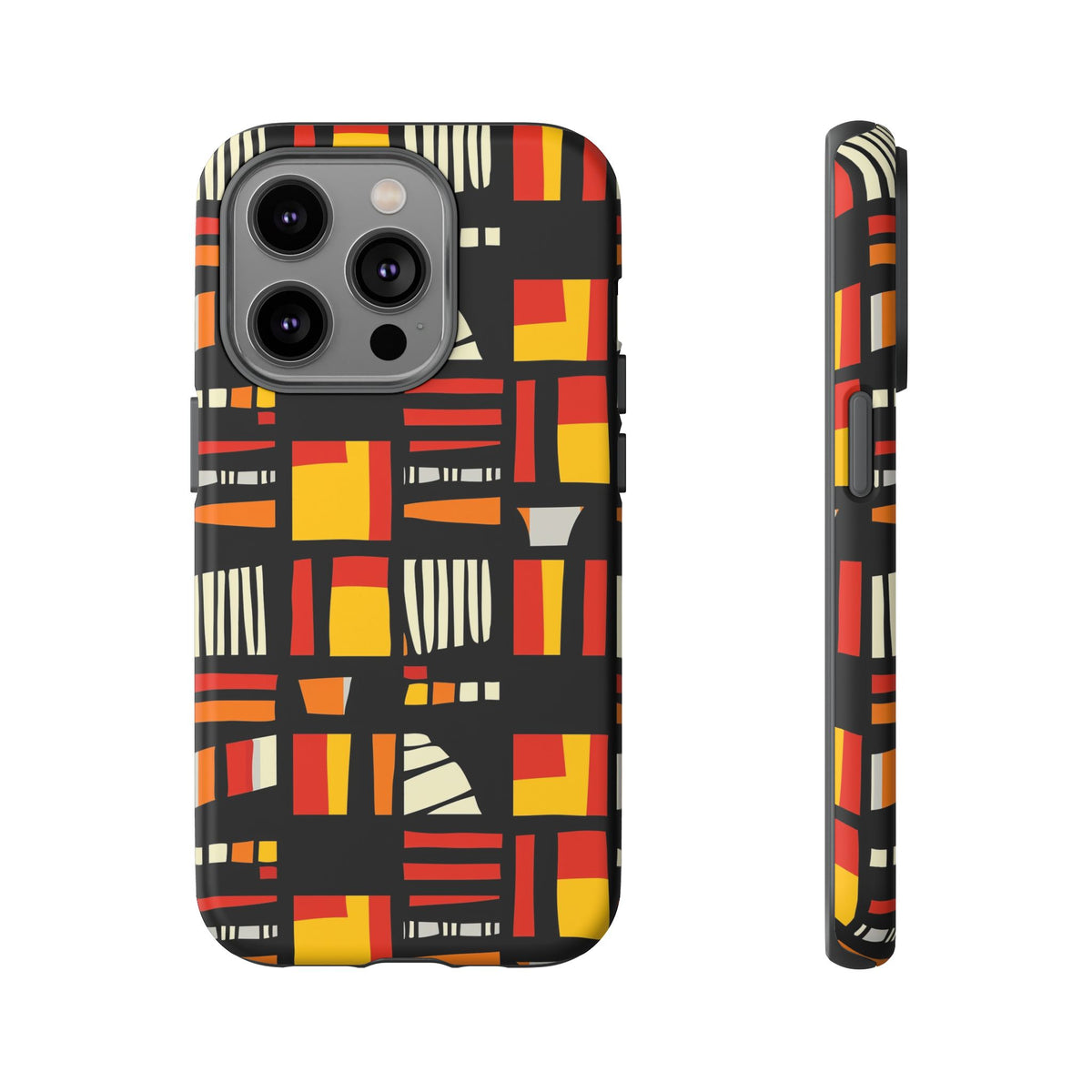 Stylish African Pattern Phone Case – Unique and Vibrant Protection 099