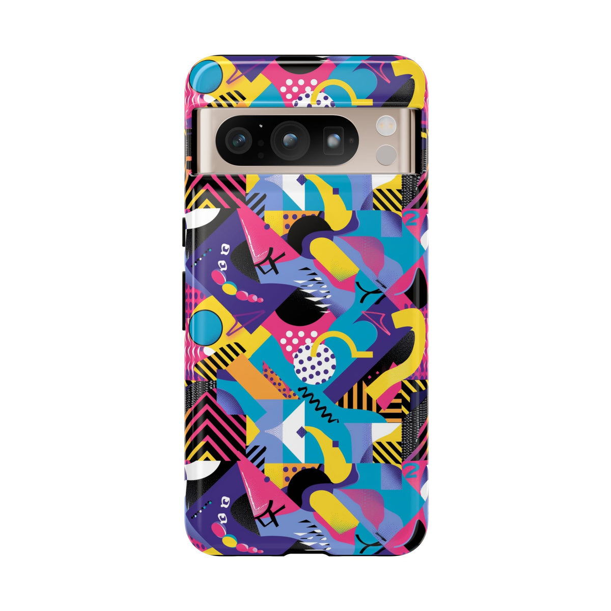90s Themed Seamless Pattern Phone Case – Embrace Retro Style and Protection 303