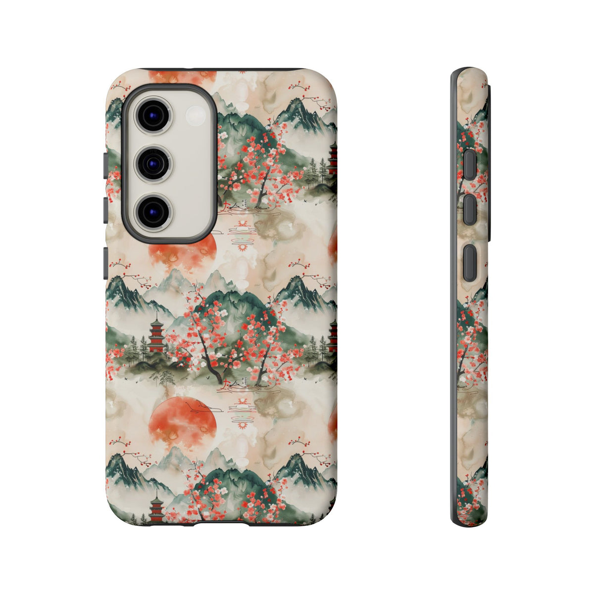 Japanese Pattern Phone Case – Elegant & Timeless Design for Your Phone 057