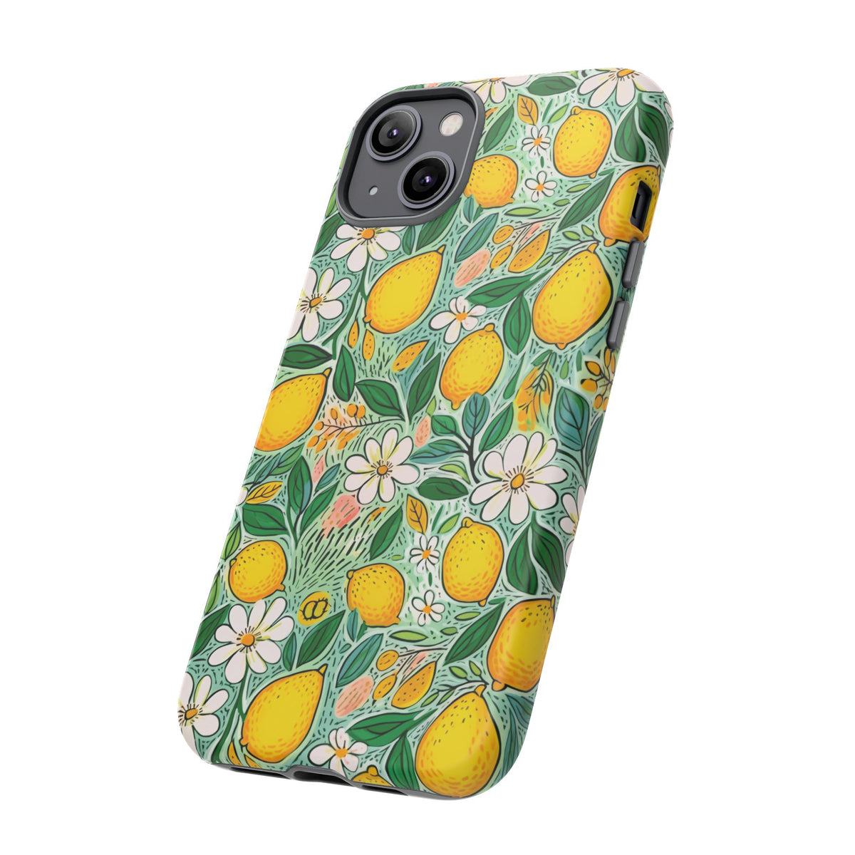 Cute Summer Lemons Phone Case – Refreshing Citrus Design for Your Phone 3