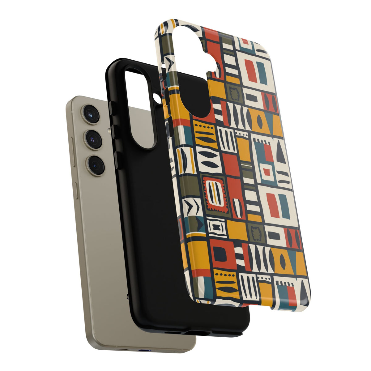 Stylish African Pattern Phone Case – Unique and Vibrant Protection 013