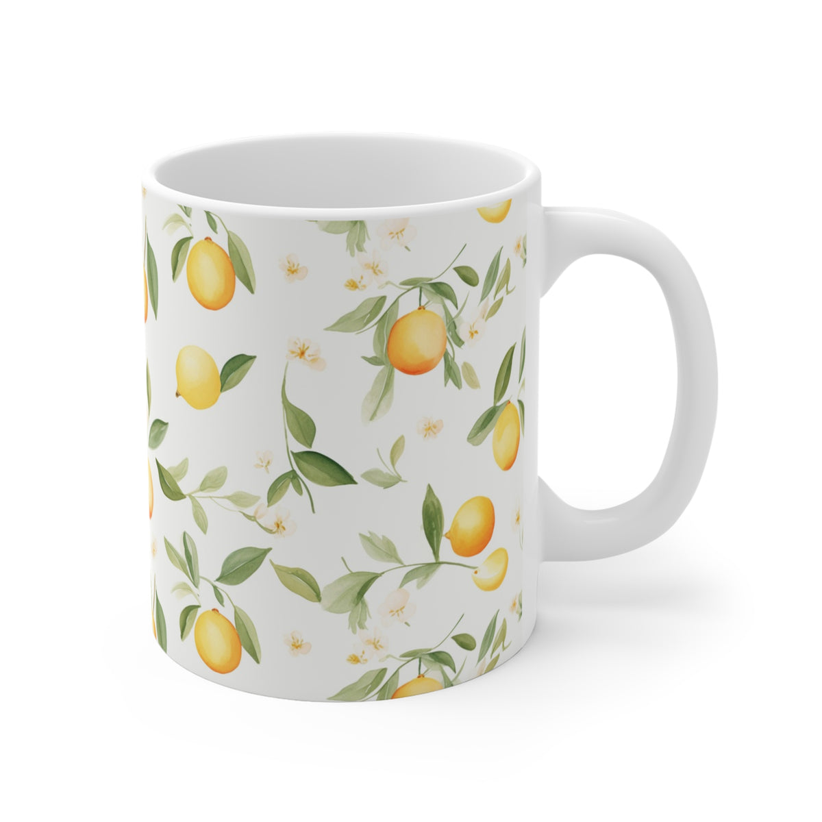 Various Watercolor Design All Over Coffee Mug – Unique Artistic Ceramic Coffee Cup 341