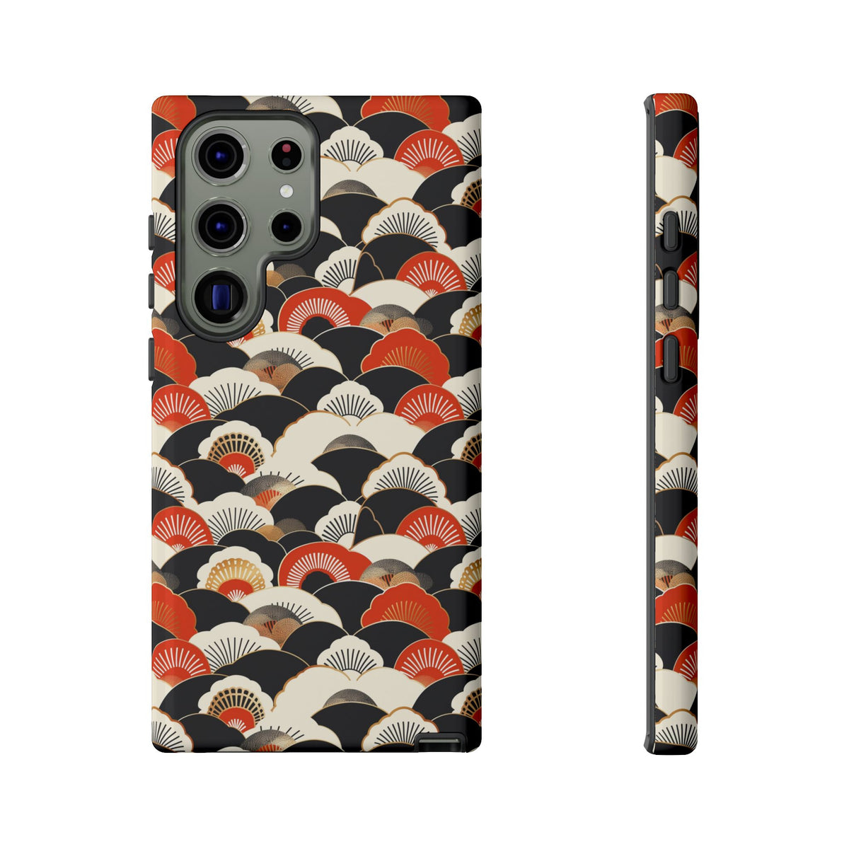 Japanese Pattern Phone Case – Elegant & Timeless Design for Your Phone 080