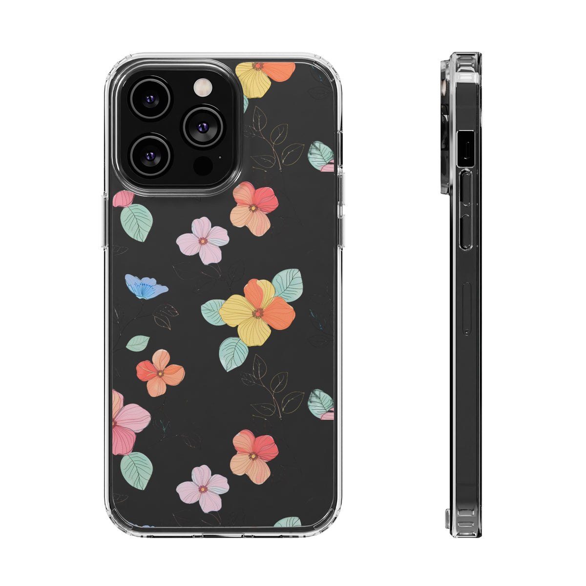 Wild Flowers Garden Stitch Phone Case – Nature-Inspired Floral Design 6