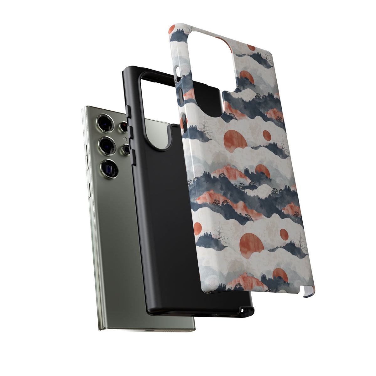 Japanese Pattern Phone Case – Elegant & Timeless Design for Your Phone 139