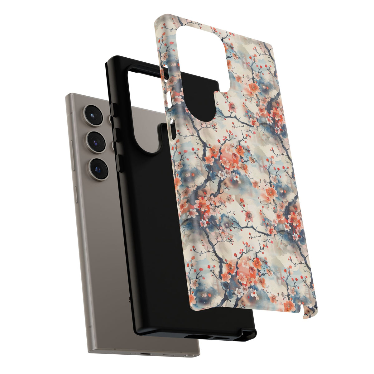 Japanese Pattern Phone Case – Elegant & Timeless Design for Your Phone 039