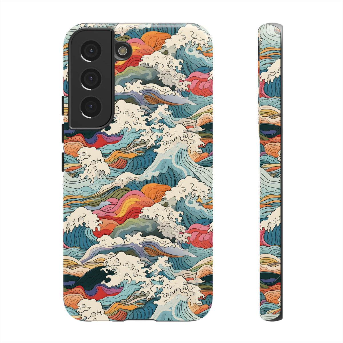 Japanese Waves Phone Case – Embrace Timeless Elegance with Classic Design 2