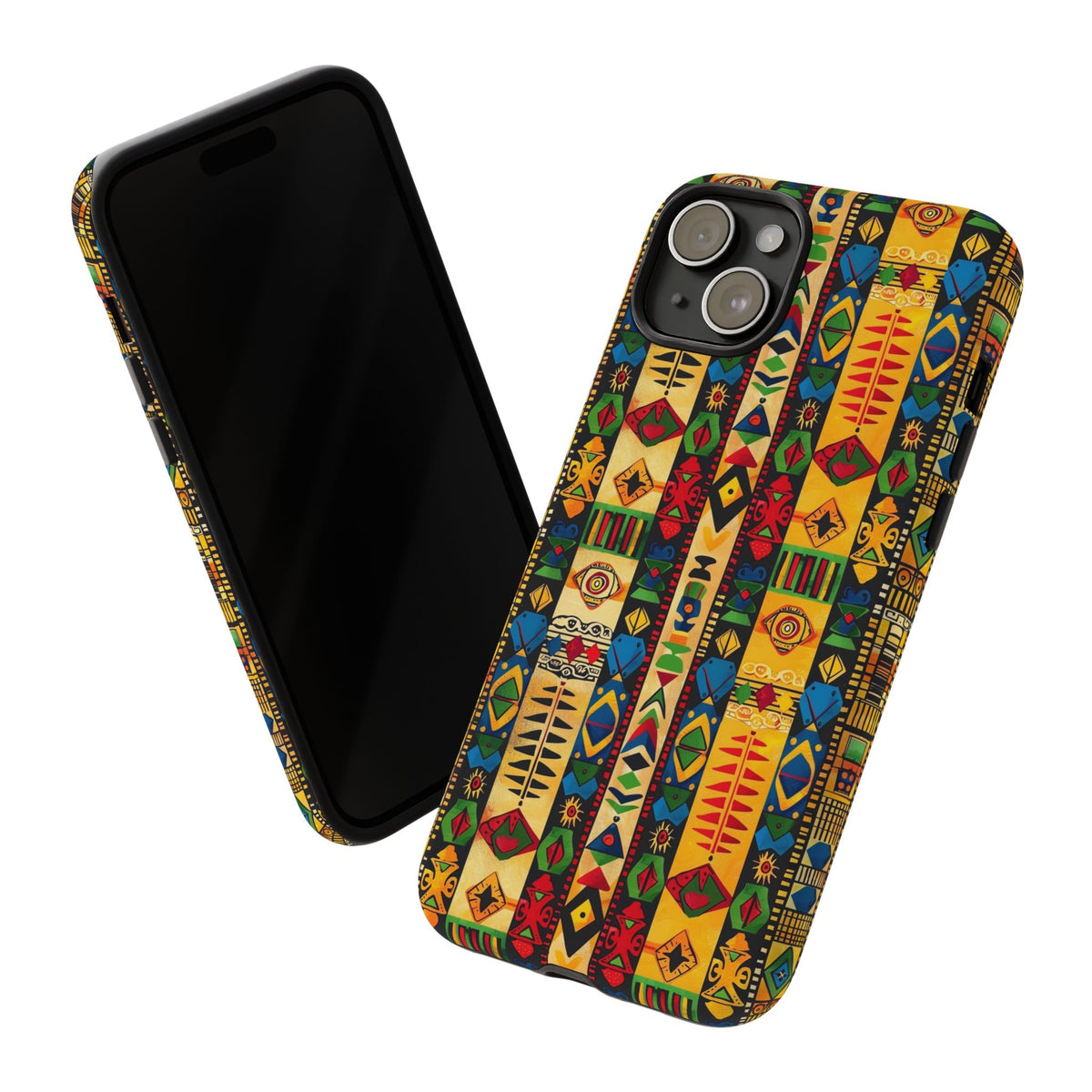 Stylish African Pattern Phone Case – Unique and Vibrant Protection 163