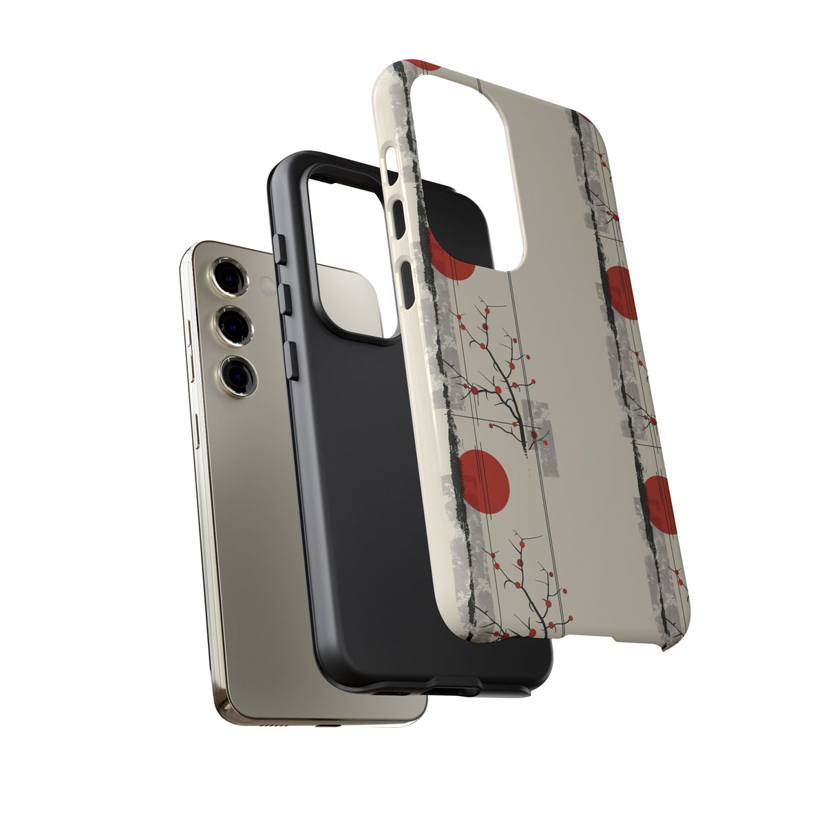 Japanese Pattern Phone Case – Elegant & Timeless Design for Your Phone 004