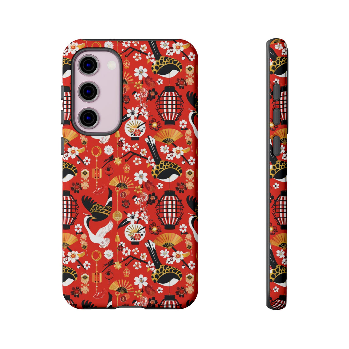 Japanese Pattern Phone Case – Elegant & Timeless Design for Your Phone 056