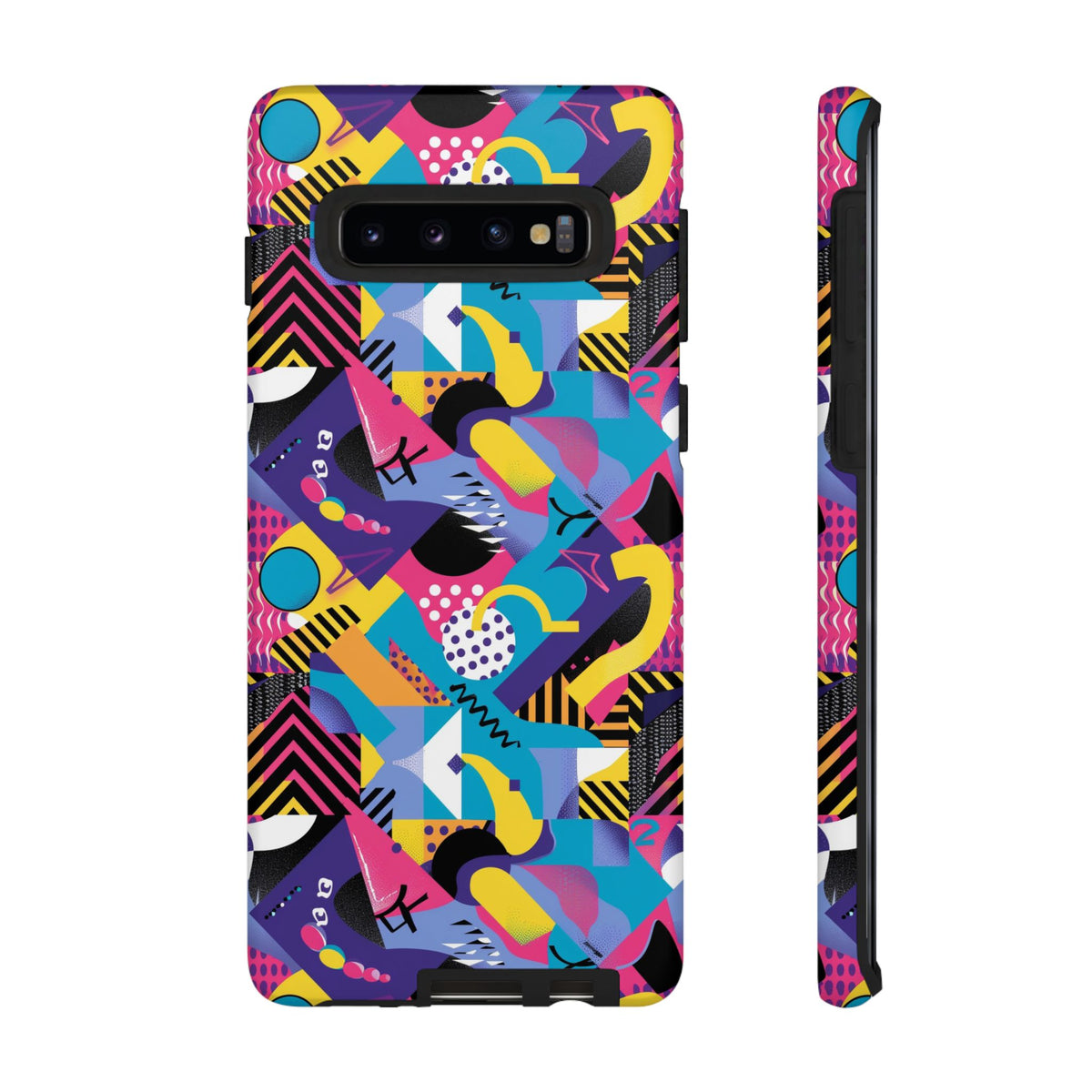 90s Themed Seamless Pattern Phone Case – Embrace Retro Style and Protection 303