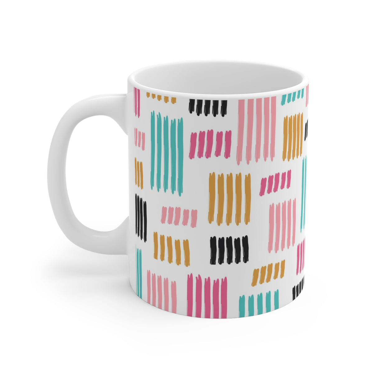 Cute Abstract Doodle Coffee Mug – Fun and Whimsical Drinkware 8