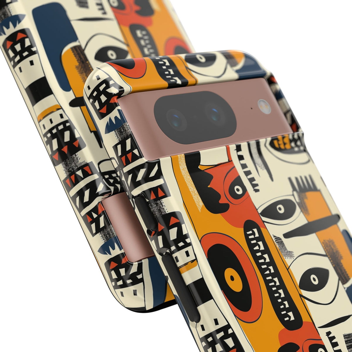 Stylish African Pattern Phone Case – Unique and Vibrant Protection 204