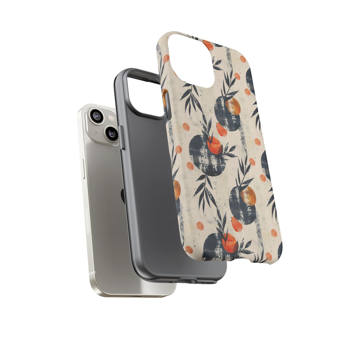 Japanese Pattern Phone Case – Elegant & Timeless Design for Your Phone 088