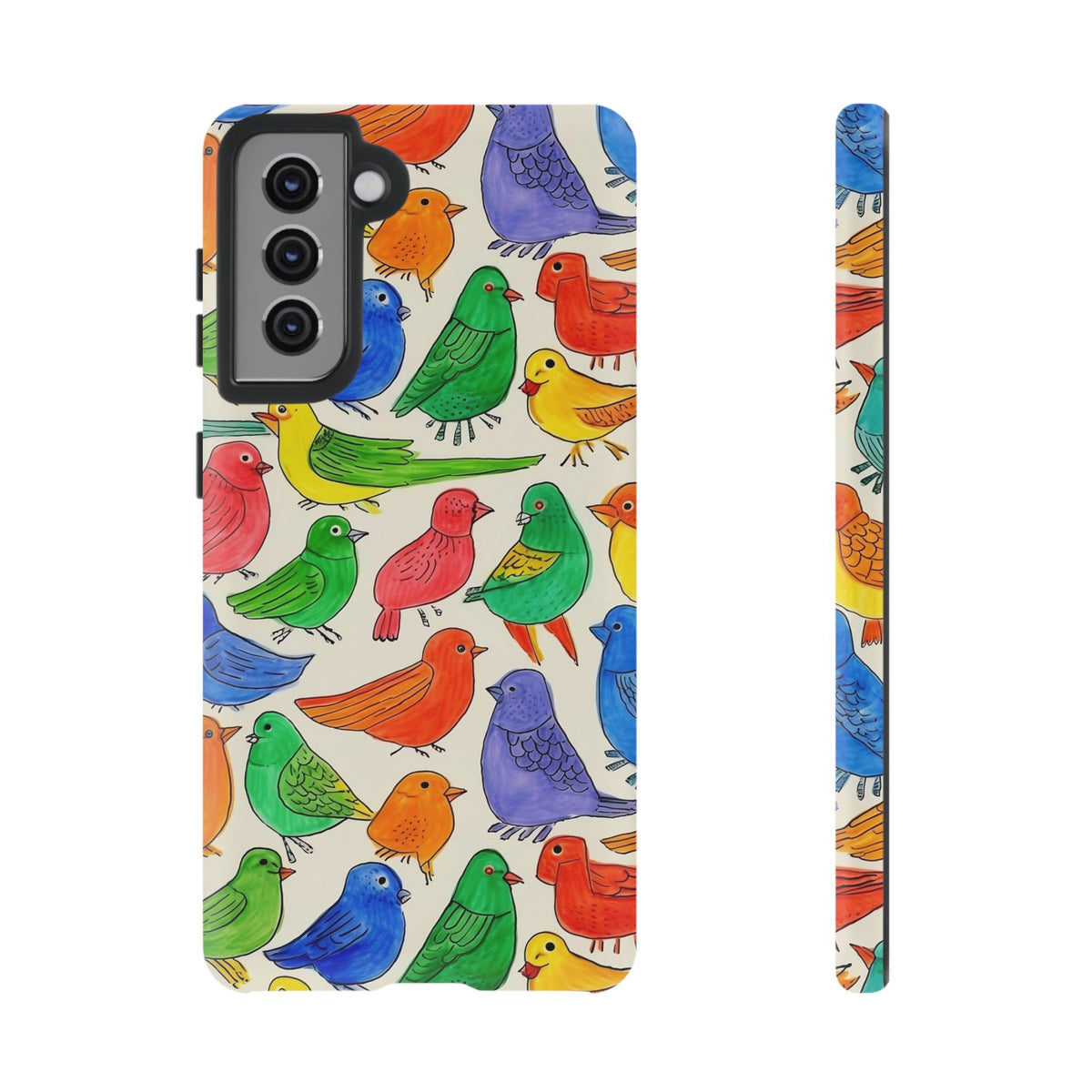 Birds Seamless Pattern Phone Case – Elegant and Timeless Avian Design 2