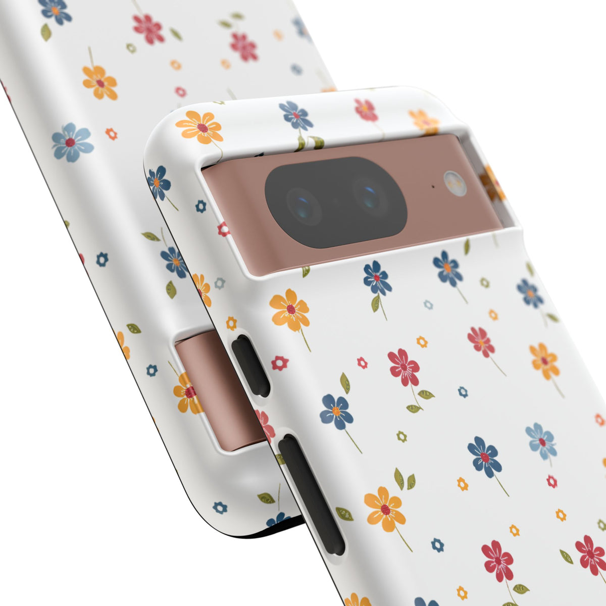 Wild Flowers Garden Stitch Phone Case – Nature-Inspired Floral Design