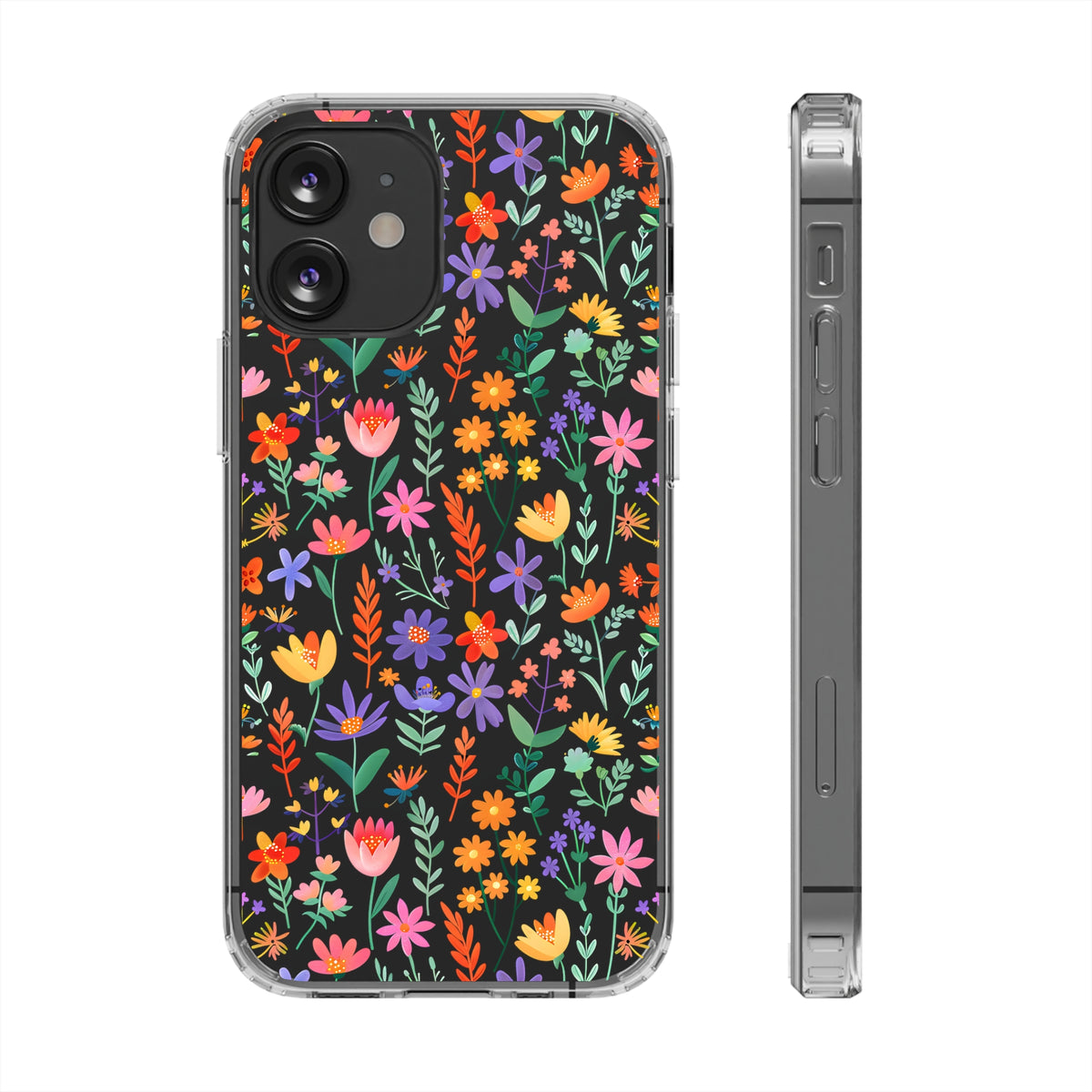 Wild Flowers Garden Stitch Phone Case – Nature-Inspired Floral Design 11