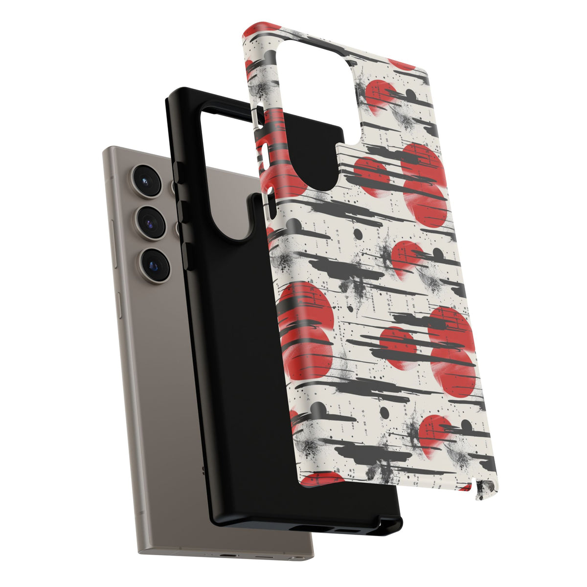 Japanese Pattern Phone Case – Elegant & Timeless Design for Your Phone 053