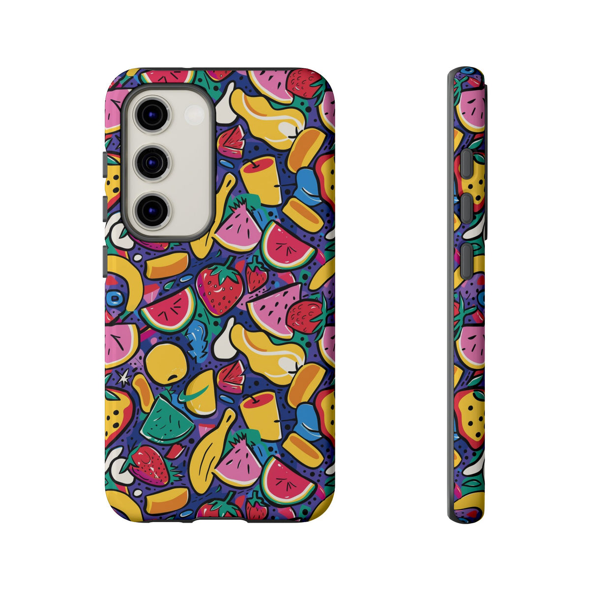 90s Themed Seamless Pattern Phone Case – Embrace Retro Style and Protection 316