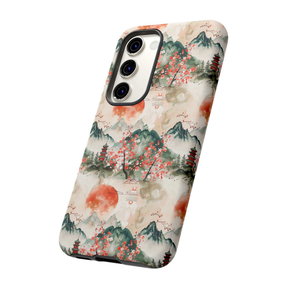 Japanese Pattern Phone Case – Elegant & Timeless Design for Your Phone 057