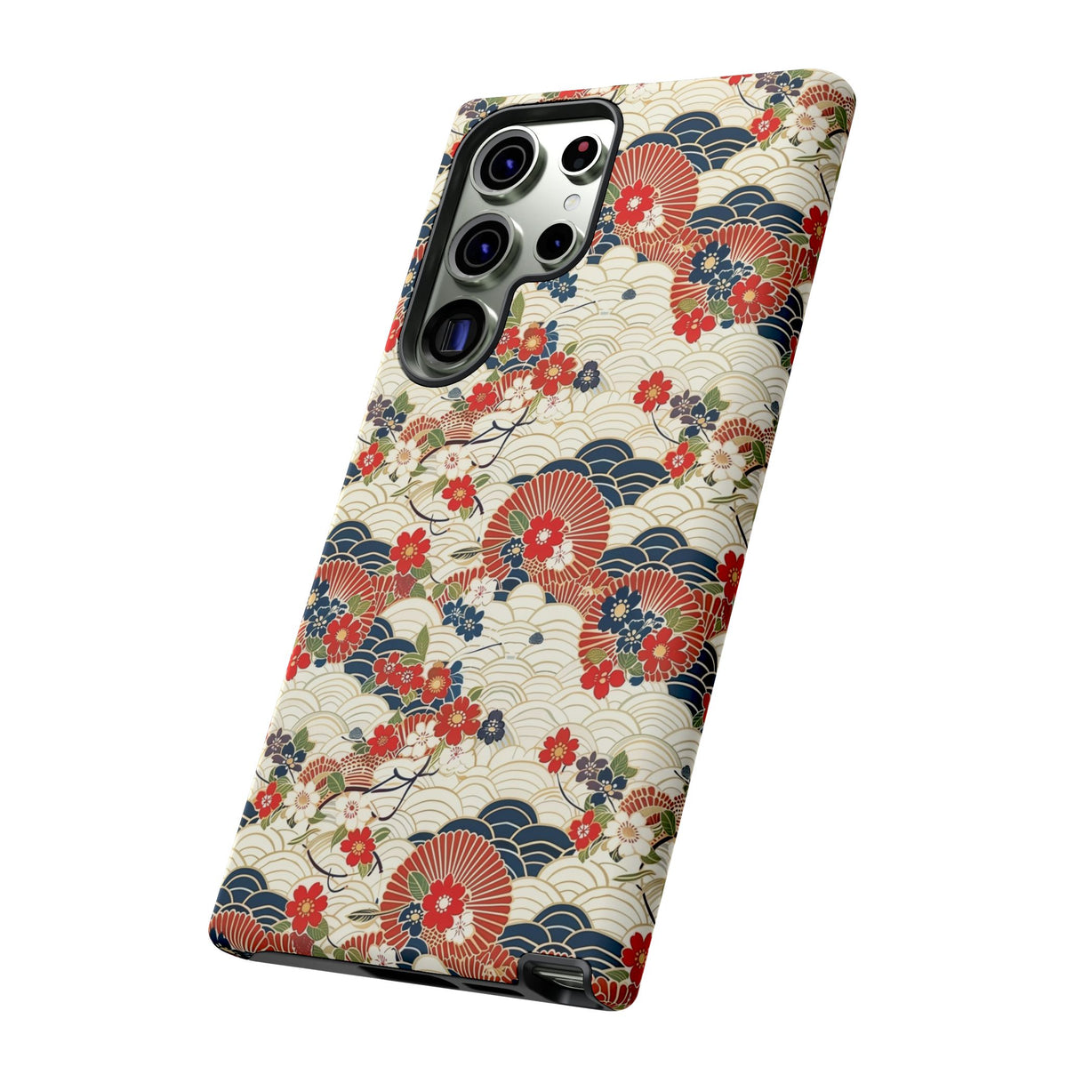 Japanese Pattern Phone Case – Elegant & Timeless Design for Your Phone 124