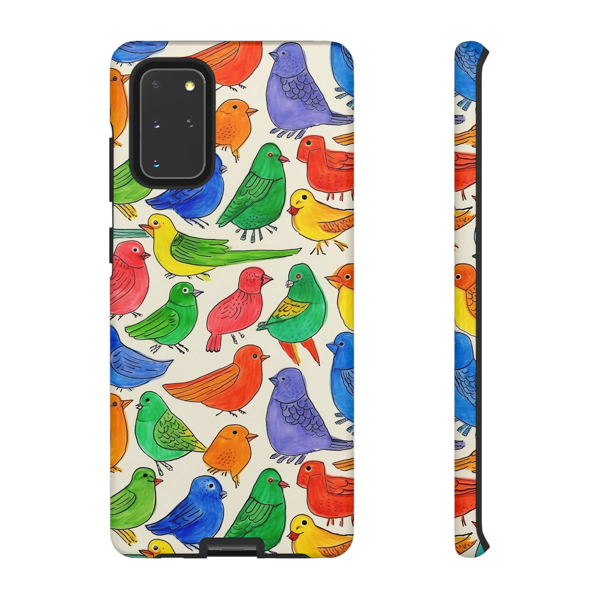 Birds Seamless Pattern Phone Case – Elegant and Timeless Avian Design 2