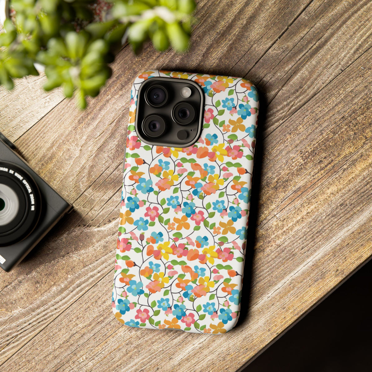 Spring Pattern Phone Case – Fresh & Vibrant Design for Your Phone 407