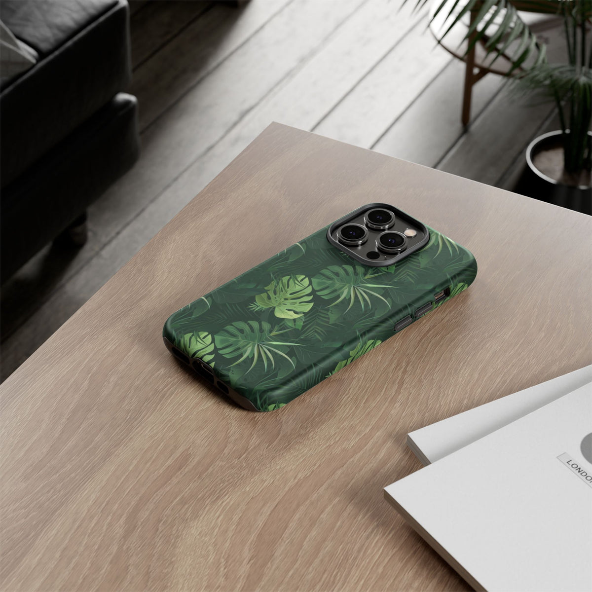 Jungle Pattern Phone Case – Exotic & Lush Design for Your Phone 335