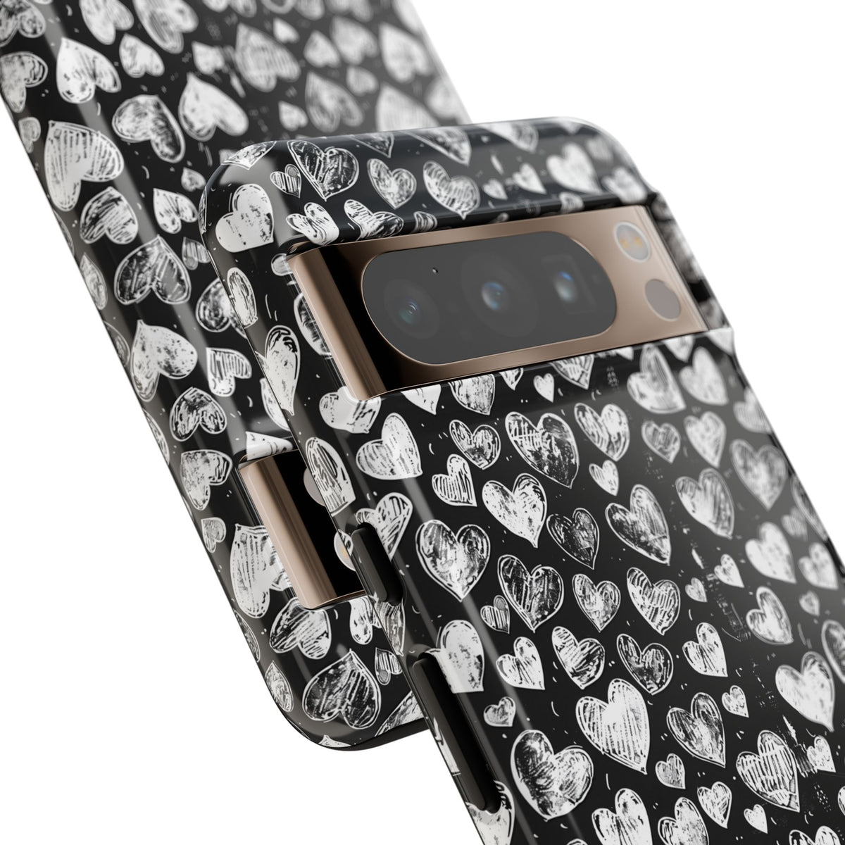 Heart Pattern Phone Case – Stylish & Loving Design for Your Device 815